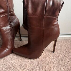 Boots Rich Brown Heeled Boots